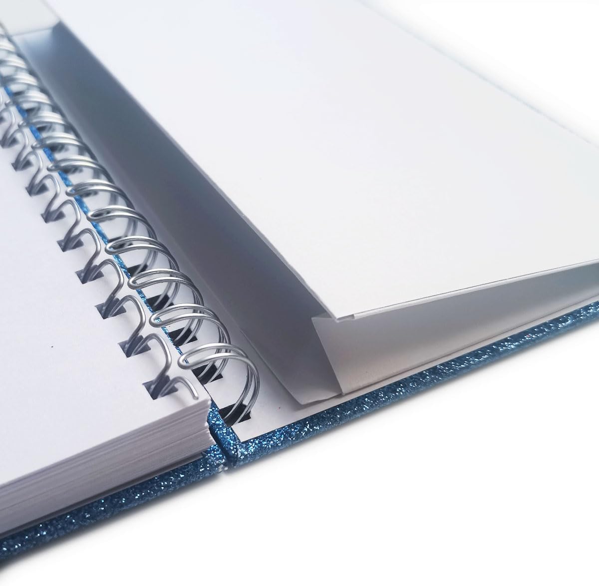 Twinkle Cuaderno de espiral, paquete de 2 cuadernos de espiral brillante, cuaderno a rayas de tapa dura, 90 hojas, 8.2 x 6 pulgadas