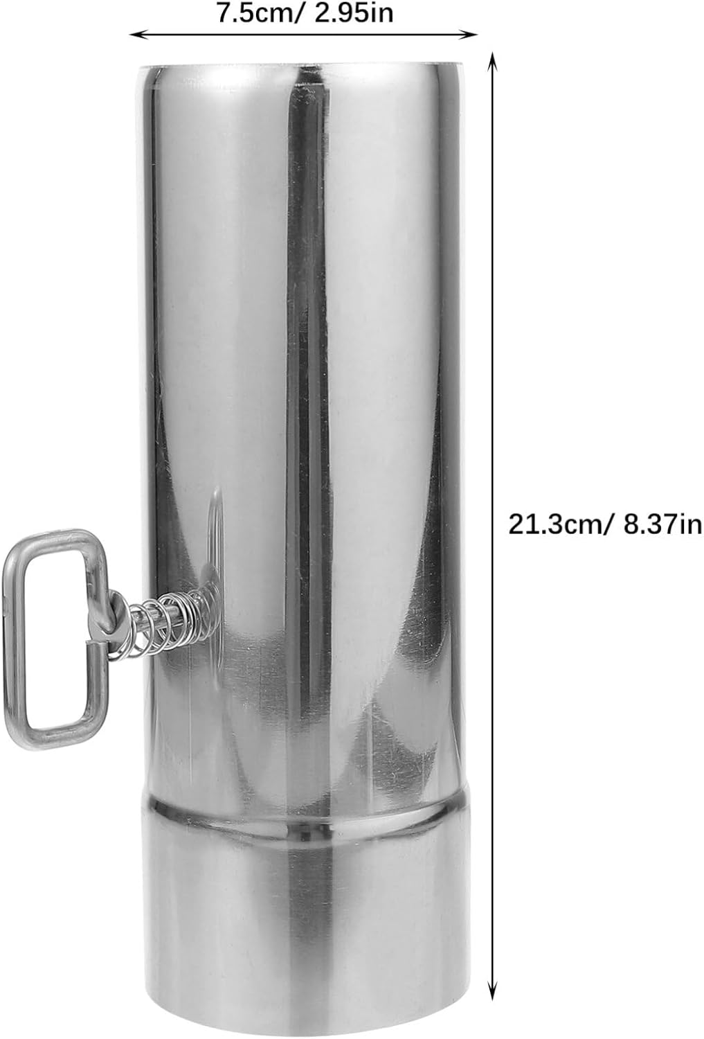 GANAZONO Tubo de escape de acero inoxidable para estufa de 2.8 in, tubo de escape de acero inoxidable, tubo de extensión de tubo de estufa recta de