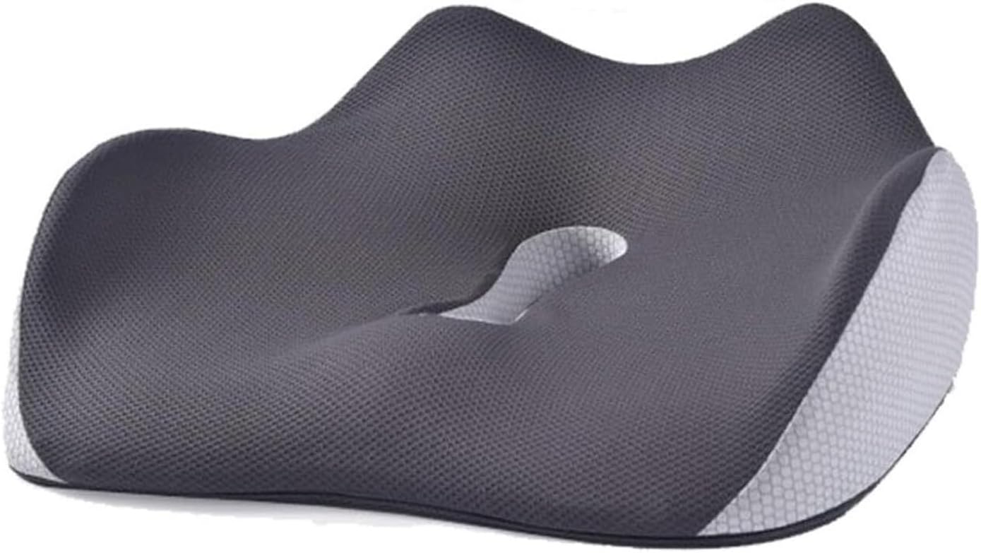 Almohada suave de apoyo de cadera de alta calidad que aumenta la comodidad del asiento, almohada para hemorroides para espalda, coxis, alivio del