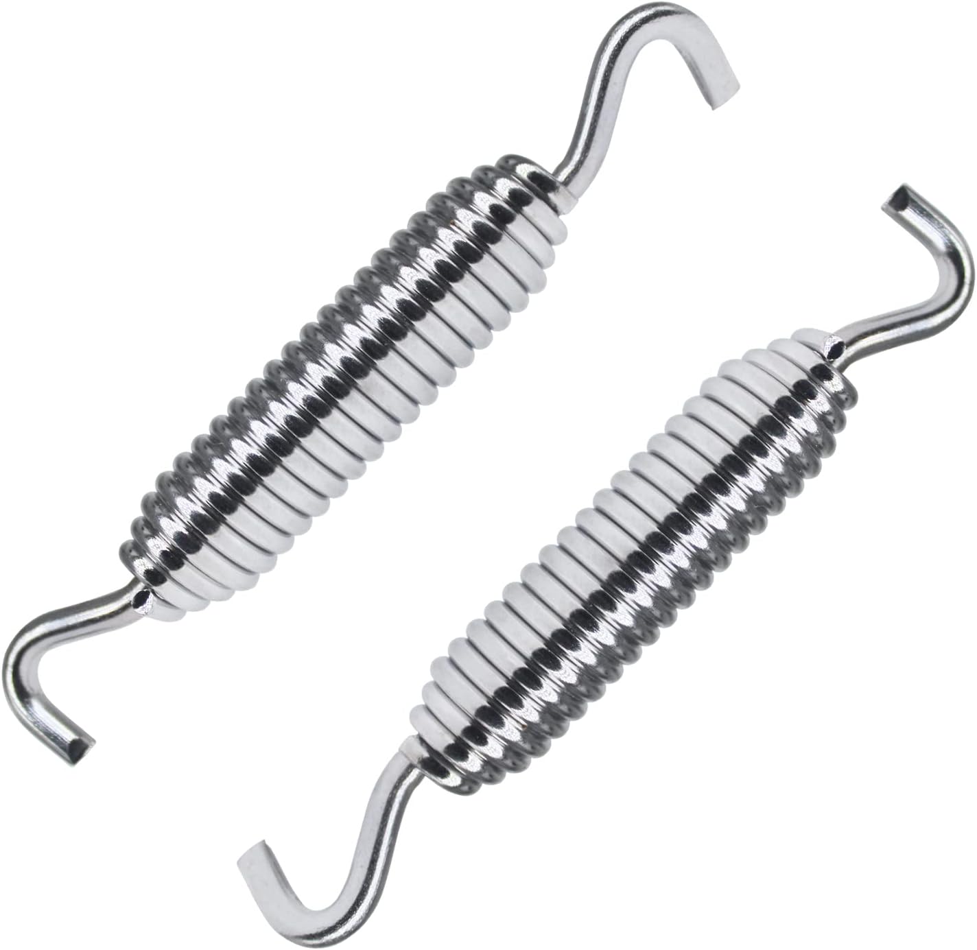 Soporte cromado de 3.7 pulgadas para Harley Sportster Softail Super Glide Touring (2 piezas cromadas)