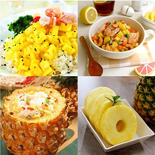 Herramienta descorazonadora y cortadora de piña, pelador de piña fresca de acero inoxidable, herramientas de extracción de núcleo de piña de primera