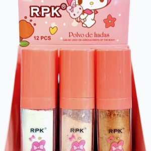 RPK Polvo De Hadas Fairy Dust Shimmer Highlight Glitter Wand con aplicador de esponja integrado (1 – Blanco) RPK Polvo De Hadas Fairy Dust Shimmer Highlight Glitter Wand con aplicador de esponja integrado (1 – Blanco)