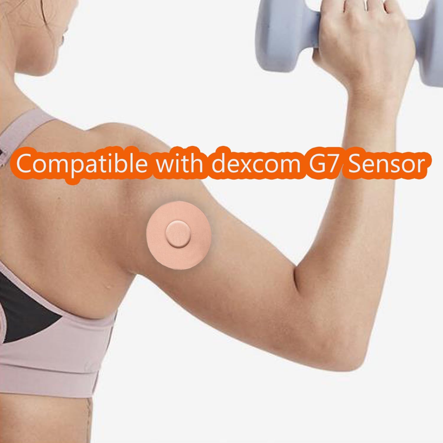 Parches adhesivos para G7, paquete de 20 cubiertas completas impermeables, flexibles y transpirables para Dexcom G7, parche superpuesto sin látex