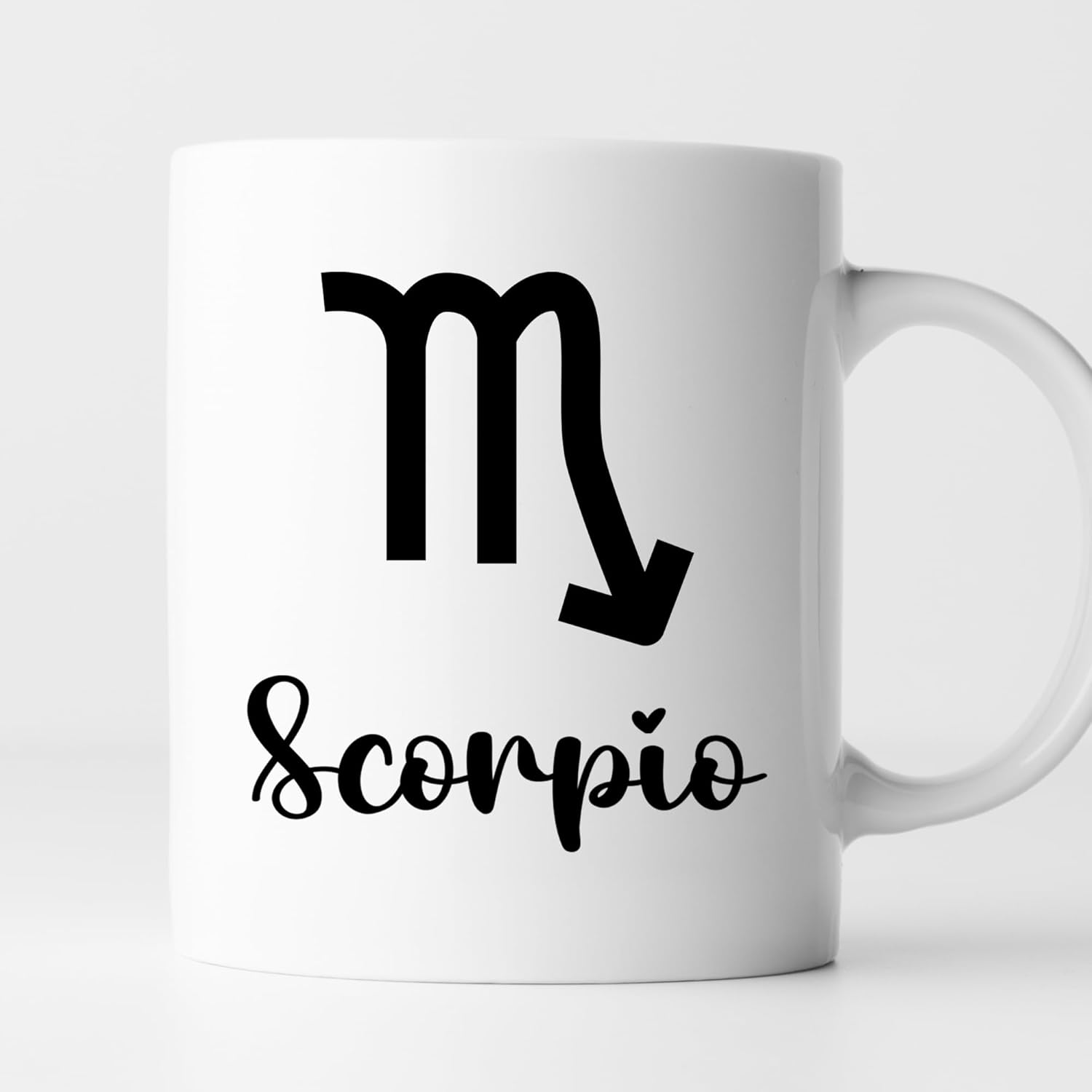 TODOLIA -11Oz- Taza de café con signo del zodiaco de Escorpio, taza de escorpio con signo astrológico, regalo de cumpleaños de escorpio, taza con