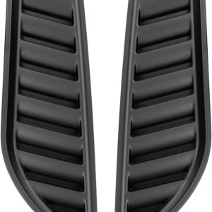 OMAC Cuchara decorativa de capó de entrada de flujo de aire para Chevy Silverado 2017-2019, cubierta de ventilación de capó, 2 piezas, color negro OMAC Cuchara decorativa de capó de entrada de flujo de aire para Chevy Silverado 2017-2019, cubierta de ventilación de capó, 2 piezas, color negro