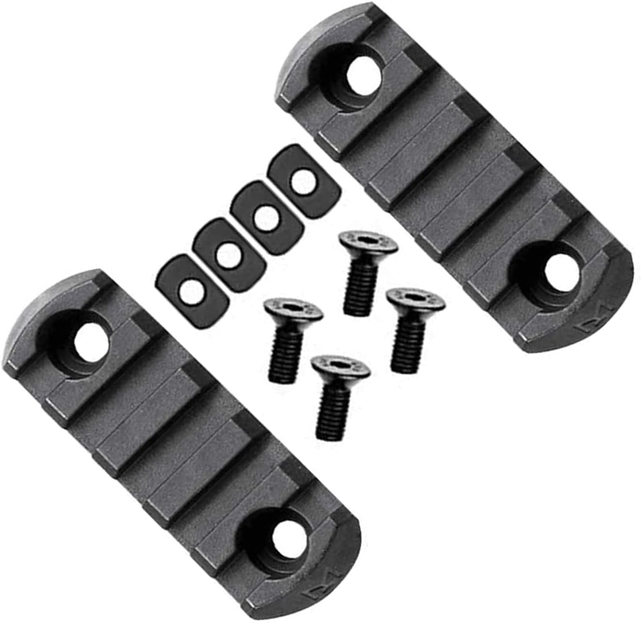 45 Degree Offset Flip Up Sight Low Profile Design Rapid Transition Front and Rear flip up Sights s-i-g-h-t with 3 and 5 Pieces Slot