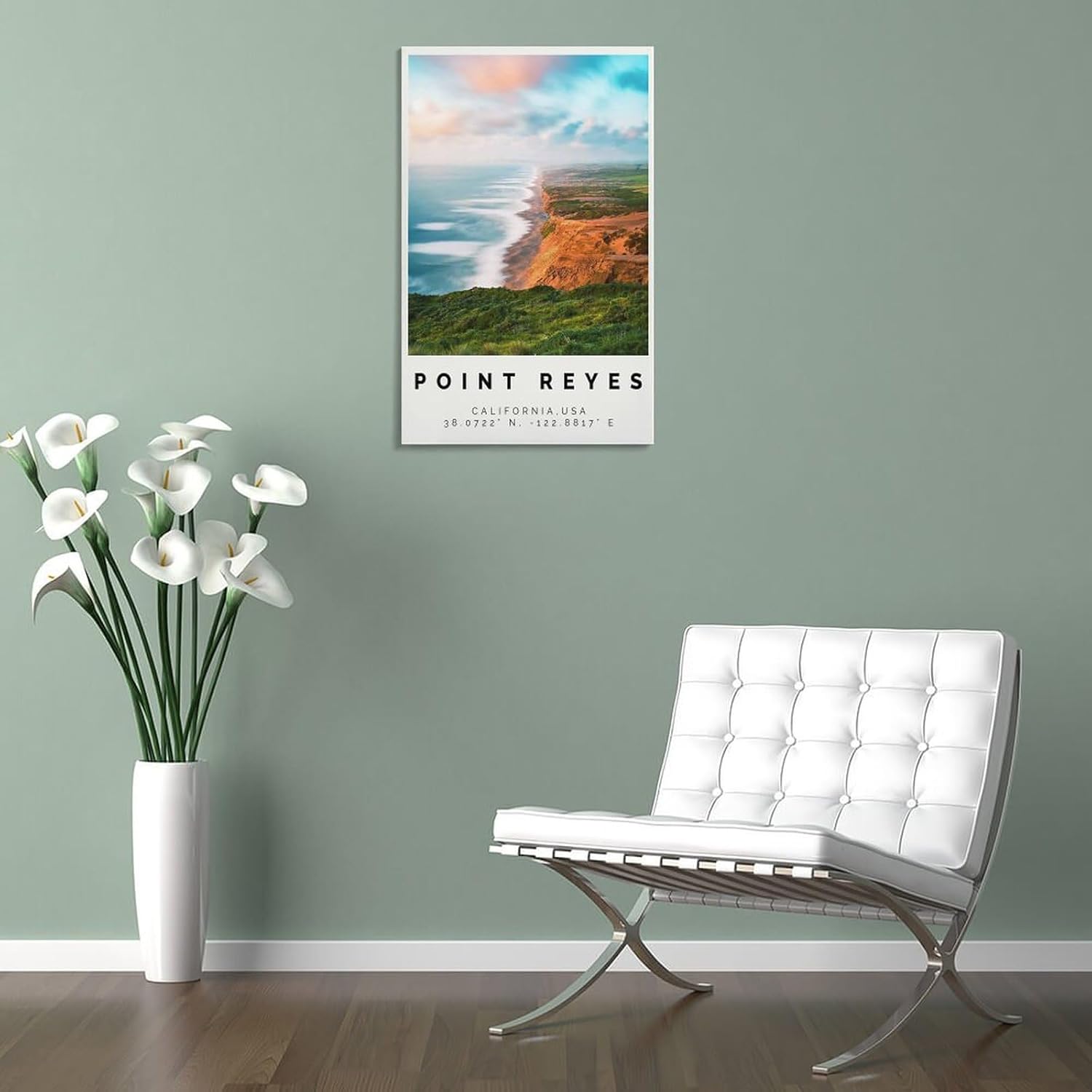 Point Reyes – Póster de Bunter Druck, Point Reyes Wandkunst, Point Reyes Foto Dekor, Point Reyes Geschenk – Póster de pared para decoración del