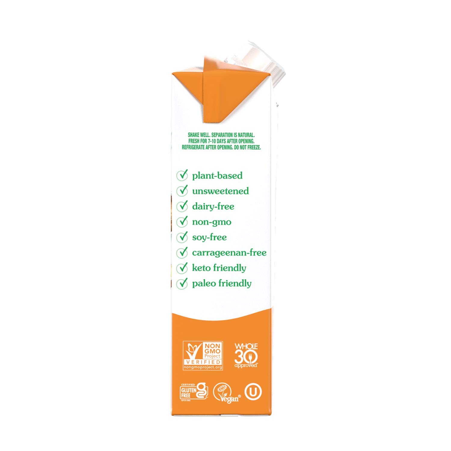 nutpods Crema de avellanas – Crema sin azúcar sin lácteos hecha de almendras y cocos – Crema keto, Whole30, sin gluten, sin OMG, vegana, sin azúcar,