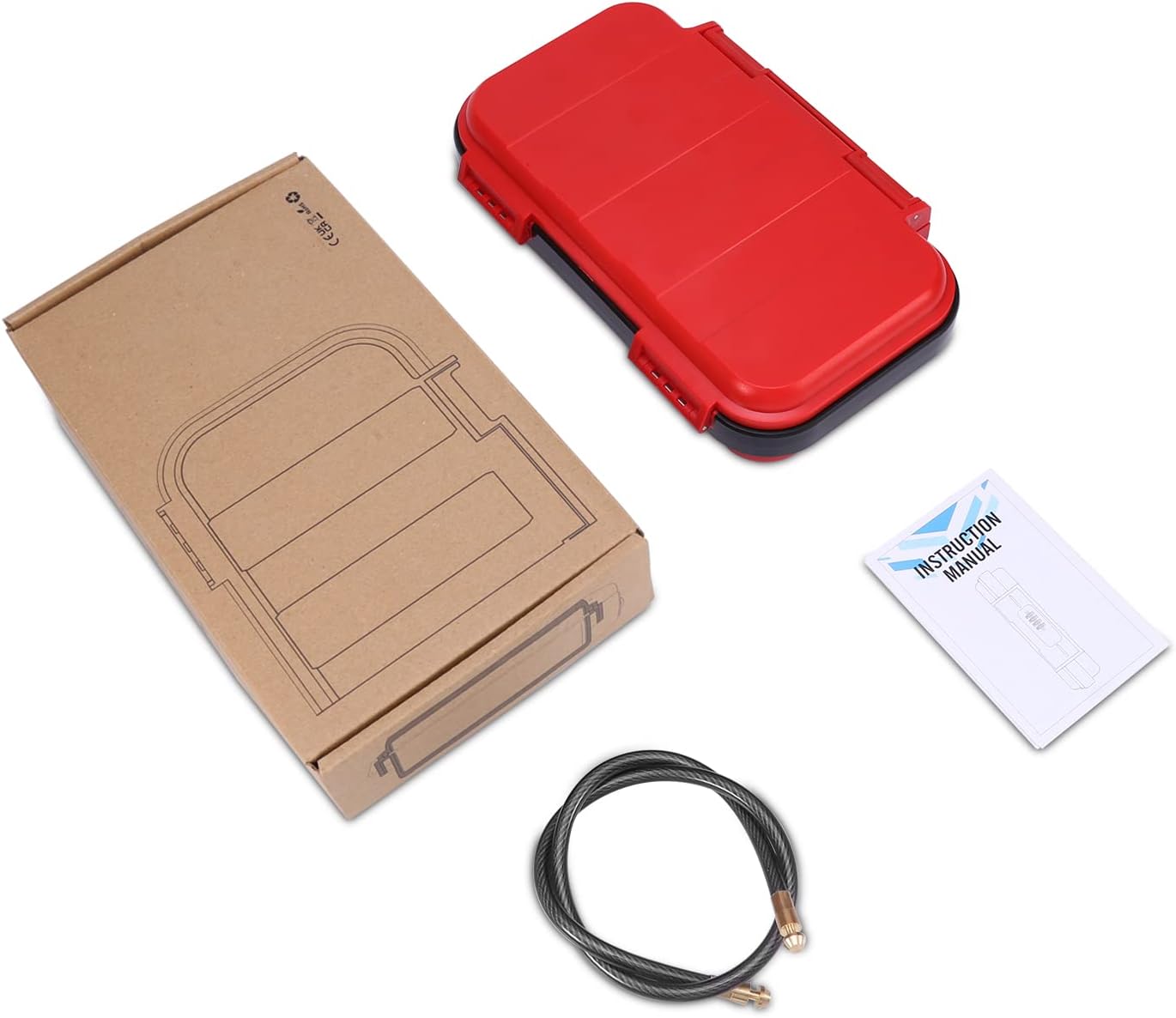 AMIR Caja de seguridad portátil, caja de seguridad combinada con código, mini caja de seguridad antirrobo impermeable con cadena extraíble, caja de