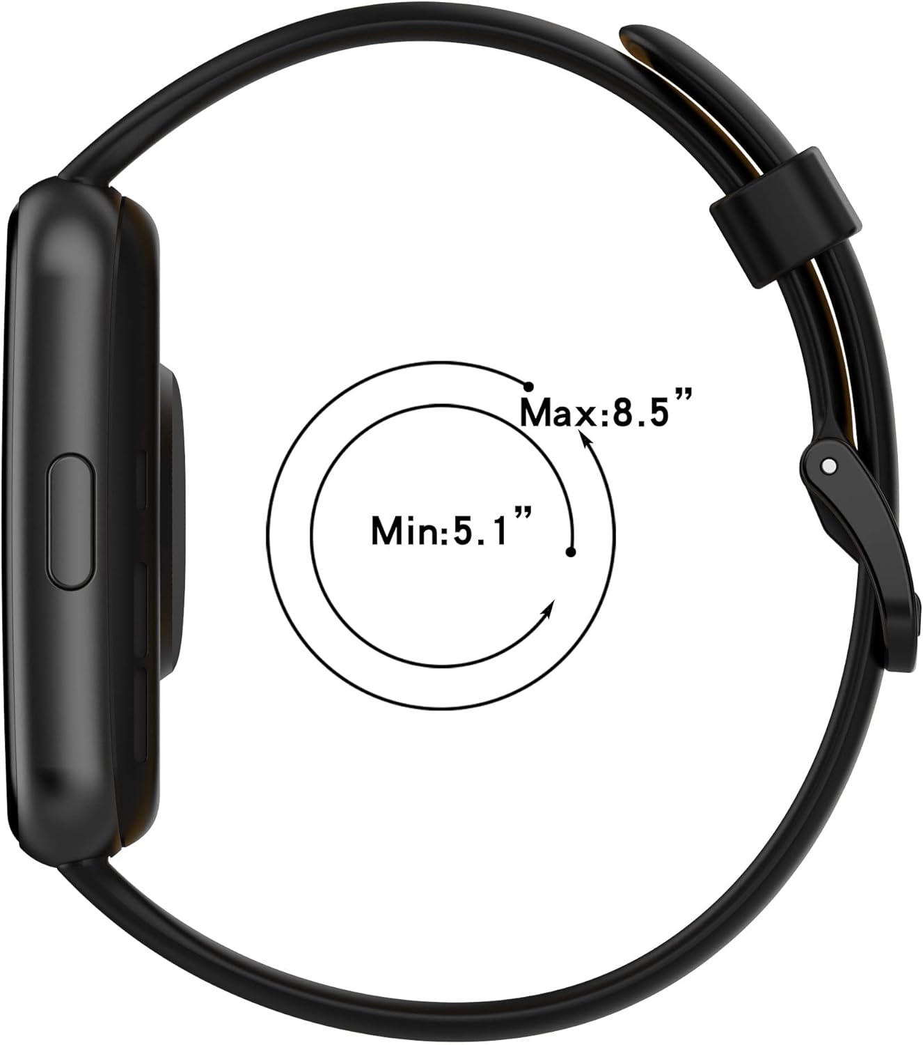 Senter Correas de repuesto de goma suave de dos colores de liberación rápida para Huawei Watch Fit 2 Smart Watch