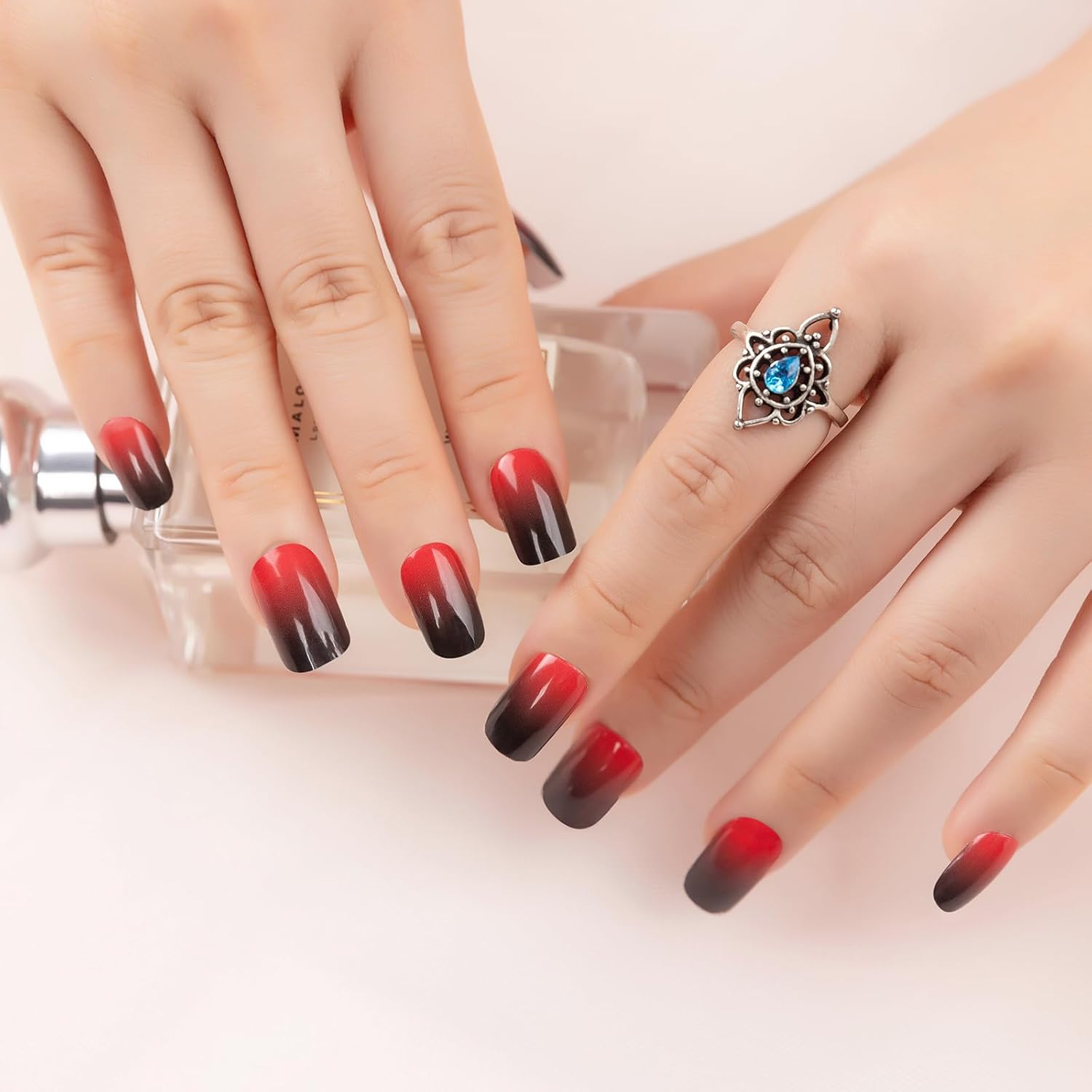 Tiras de uñas de gel semicuradas, calcomanías de esmalte de uñas de gel, envolturas de uñas completas para bricolaje en casa, funciona con cualquier