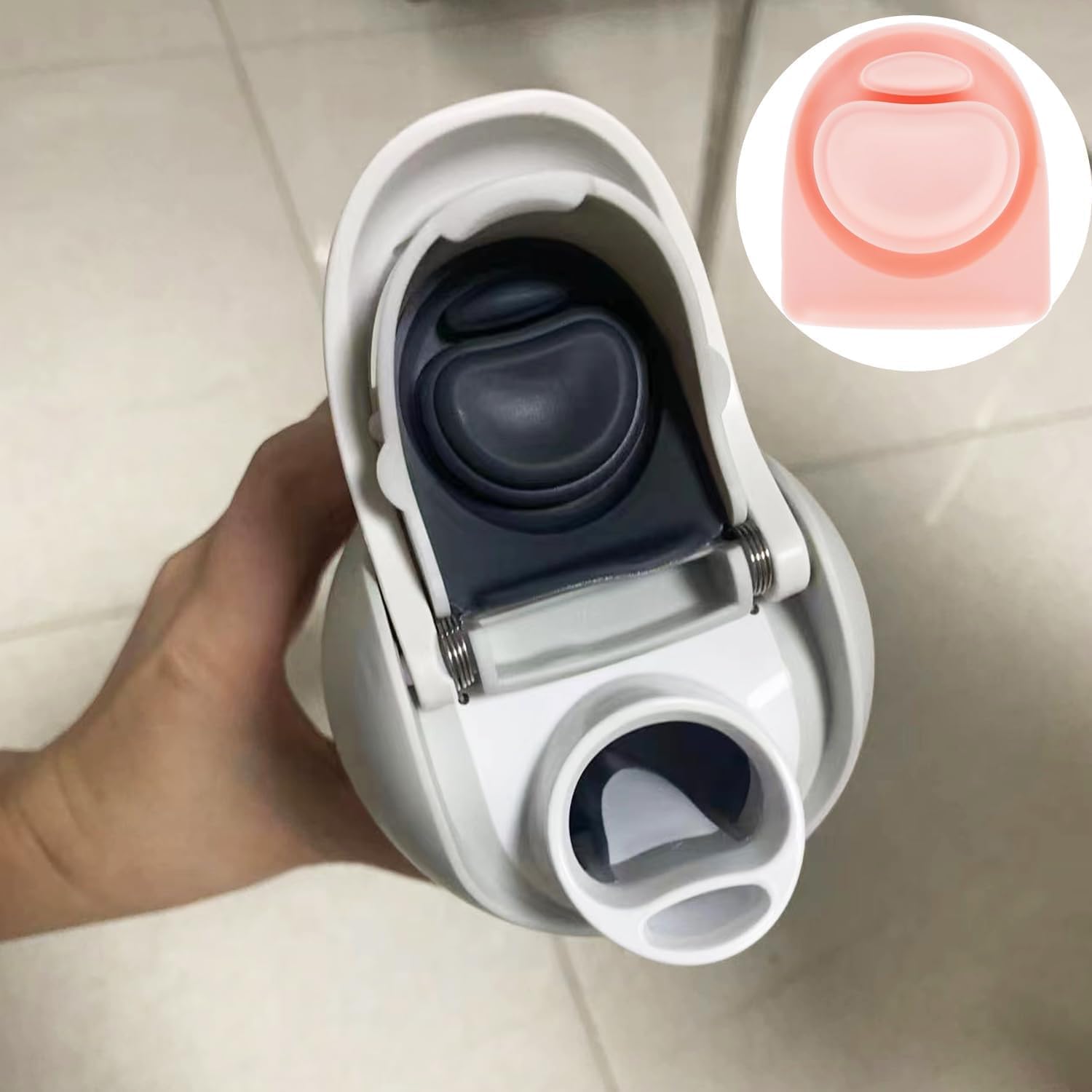 2 tapones de repuesto para Owala FreeSip de 24 onzas y 32 onzas, piezas de repuesto para tapa superior de botella de agua, piezas de repuesto