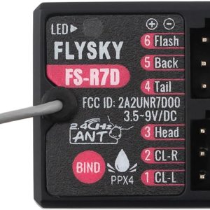 Flysky FS-R7D 7CH ANT Protocolo Receptor PPM IBUS Salida 2-Way Transfer-Back Función para Coche Barco Control Remoto Flysky FS-R7D 7CH ANT Protocolo Receptor PPM IBUS Salida 2-Way Transfer-Back Función para Coche Barco Control Remoto