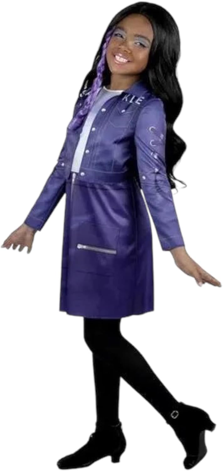 Jazwares Krystal Bailey Rainbow High – Disfraz unisex para Halloween con vestido, extensión de pelo
