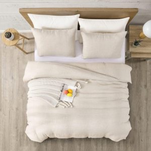 Juego de funda de edredón de lino de 3 piezas, tamaño King, lavado a piedra, certificado Oeko-Tex, ultra suave, transpirable, lavable a máquina, Juego de funda de edredón de lino de 3 piezas, tamaño King, lavado a piedra, certificado Oeko-Tex, ultra suave, transpirable, lavable a máquina,