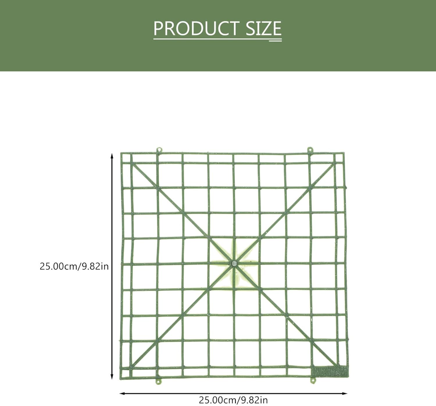 FOMIYES 8 paneles de rejilla de flores artificiales, marco de pared de flores, arcos de pared, telón de fondo, marcos de valla de plástico para