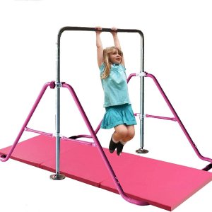 XINDONGSHENG – Barra de gimnasia atlética expansible para niños, barra de equilibrio para entrenamiento junior, gimnasio, color morado con 2 pies x XINDONGSHENG – Barra de gimnasia atlética expansible para niños, barra de equilibrio para entrenamiento junior, gimnasio, color morado con 2 pies x