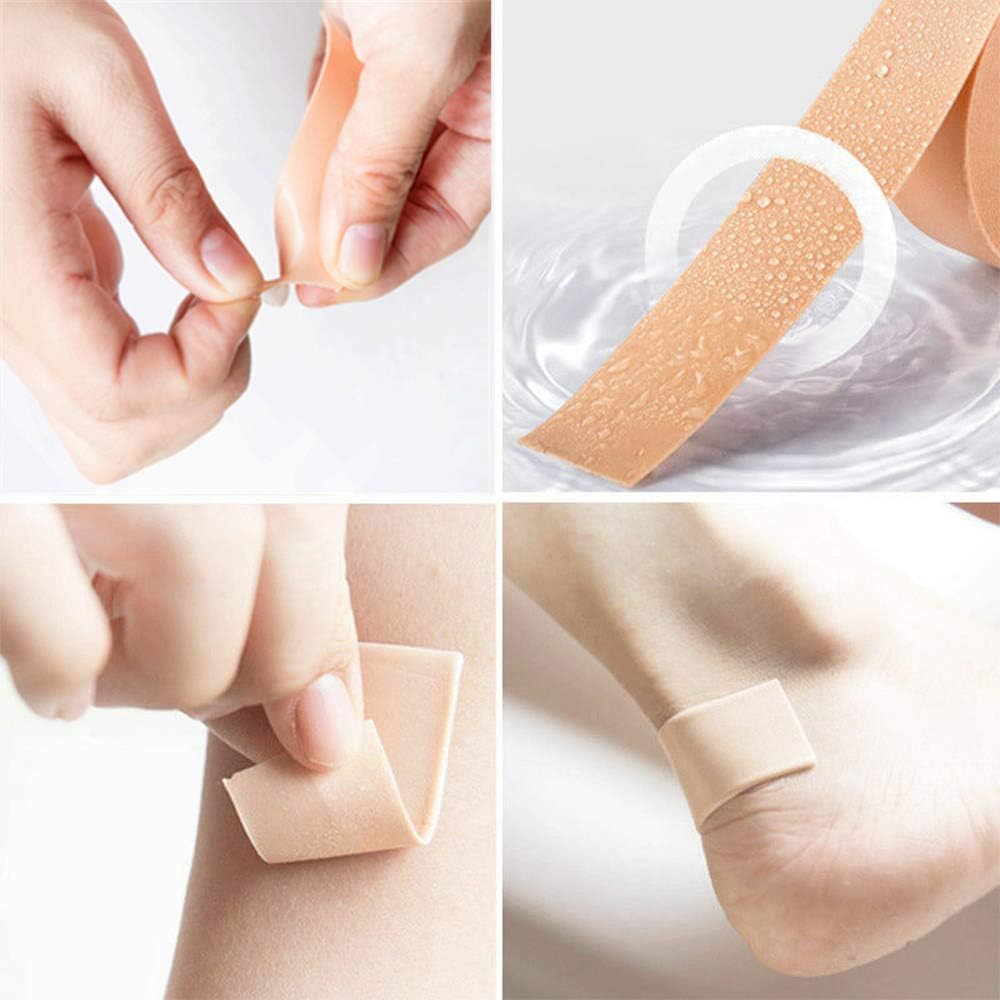 Cinta para el talón, protector de agarre impermeable de primeros auxilios para zapatos, almohadillas de cojín de pies para prevención resistente al
