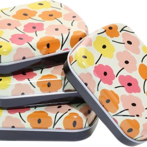 Pequeña caja de almacenamiento portátil de metal, mini paleta rectangular vacía de acuarela de viaje, latas con bisagras con tapa para dibujar, Pequeña caja de almacenamiento portátil de metal, mini paleta rectangular vacía de acuarela de viaje, latas con bisagras con tapa para dibujar,