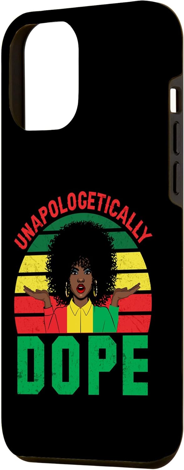 iPhone 13 Pro Max Unapologetically Dope African Pride Afro Black History Month Case