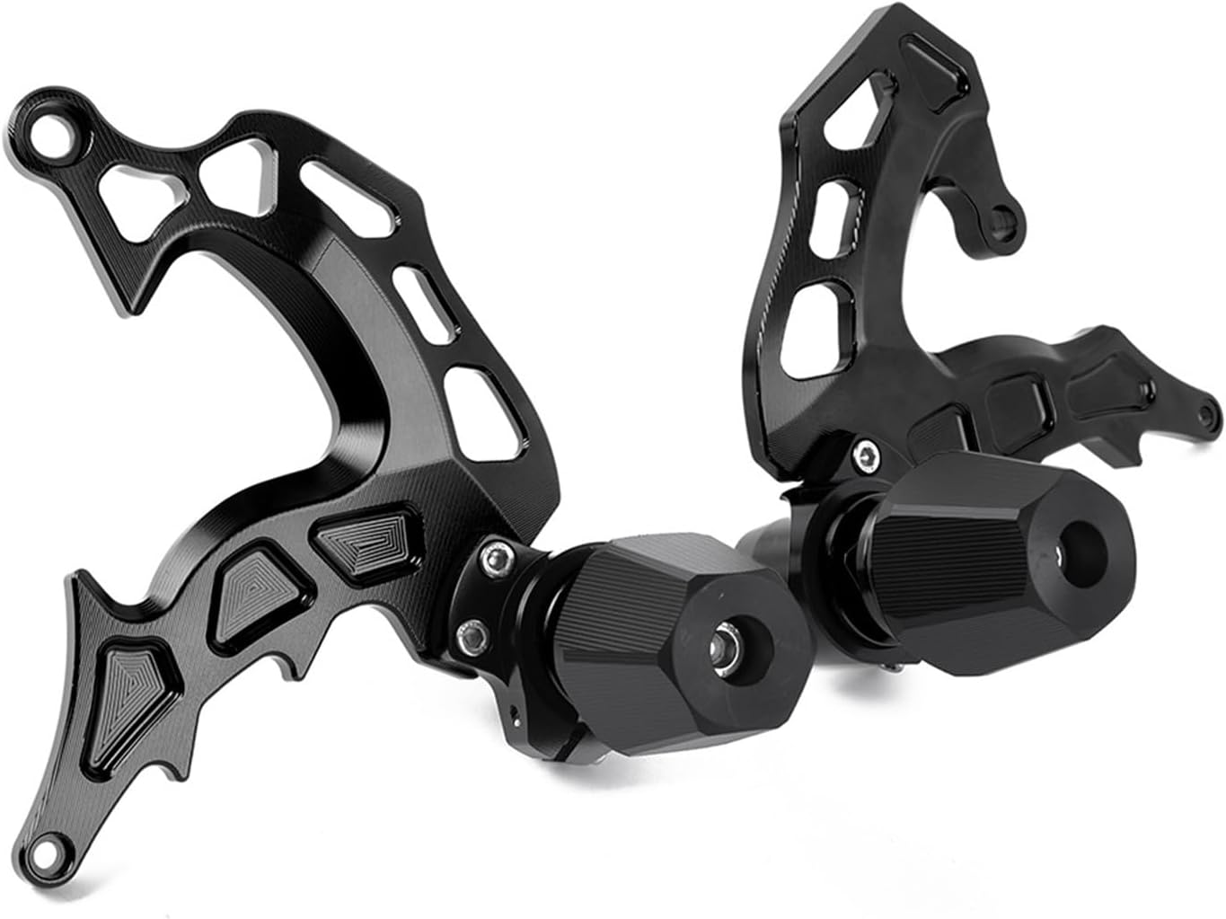 Motocicleta CNC Aluminio Izquierdo y Derecha Cuadro Sliders Almohadilla Protección contra Caídas Protector de Motor para Yamaha Yamaha MT-07FZ-07
