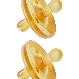 Simply Rubber Pacifiers – Shorter Nipple (Less Gagging) – Small Newborn (0-6 Months) – Breastfed Babies – RoundedCherry – Softer Natural Rubber – Simply Rubber Pacifiers – Shorter Nipple (Less Gagging) – Small Newborn (0-6 Months) – Breastfed Babies – RoundedCherry – Softer Natural Rubber –
