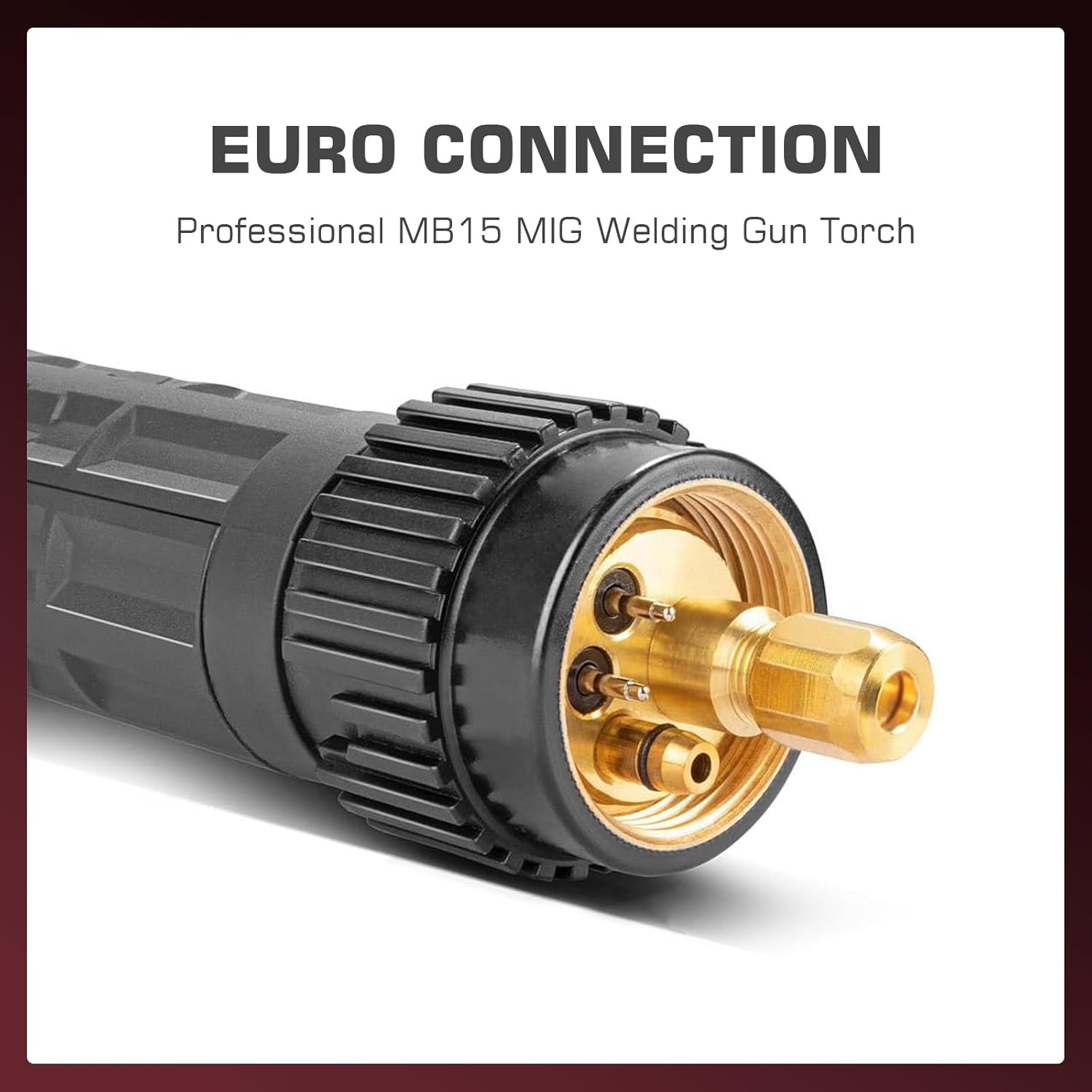 ARCCAPTAIN Antorcha de soldadura MIG 180Amp MB15 15AK Stinger de 10 pies (9.8 ft) de repuesto para antorcha MB15 MIG, conexión Euro