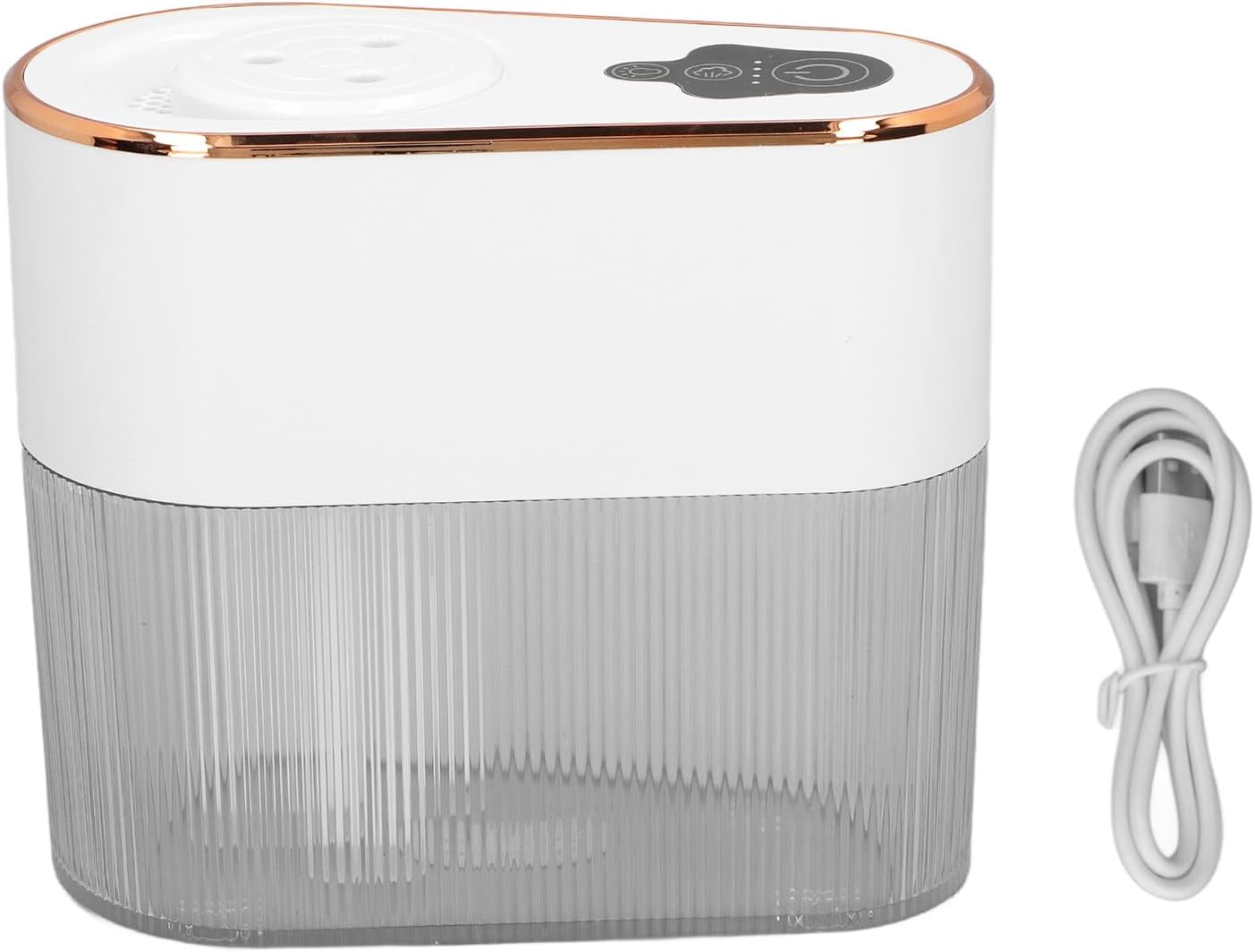 Humidificación de gran volumen de niebla con carga USB, comodidad de carga USB, tecnología de triple pulverización, uso multifuncional, luz colorida