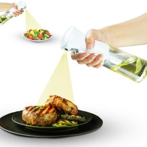 MAAVOO – Pulverizador de aceite de vidrio para cocinar – Botella de aceite de oliva premium de 6.8 fl oz para barbacoa, hornear, asar a la parrilla MAAVOO – Pulverizador de aceite de vidrio para cocinar – Botella de aceite de oliva premium de 6.8 fl oz para barbacoa, hornear, asar a la parrilla