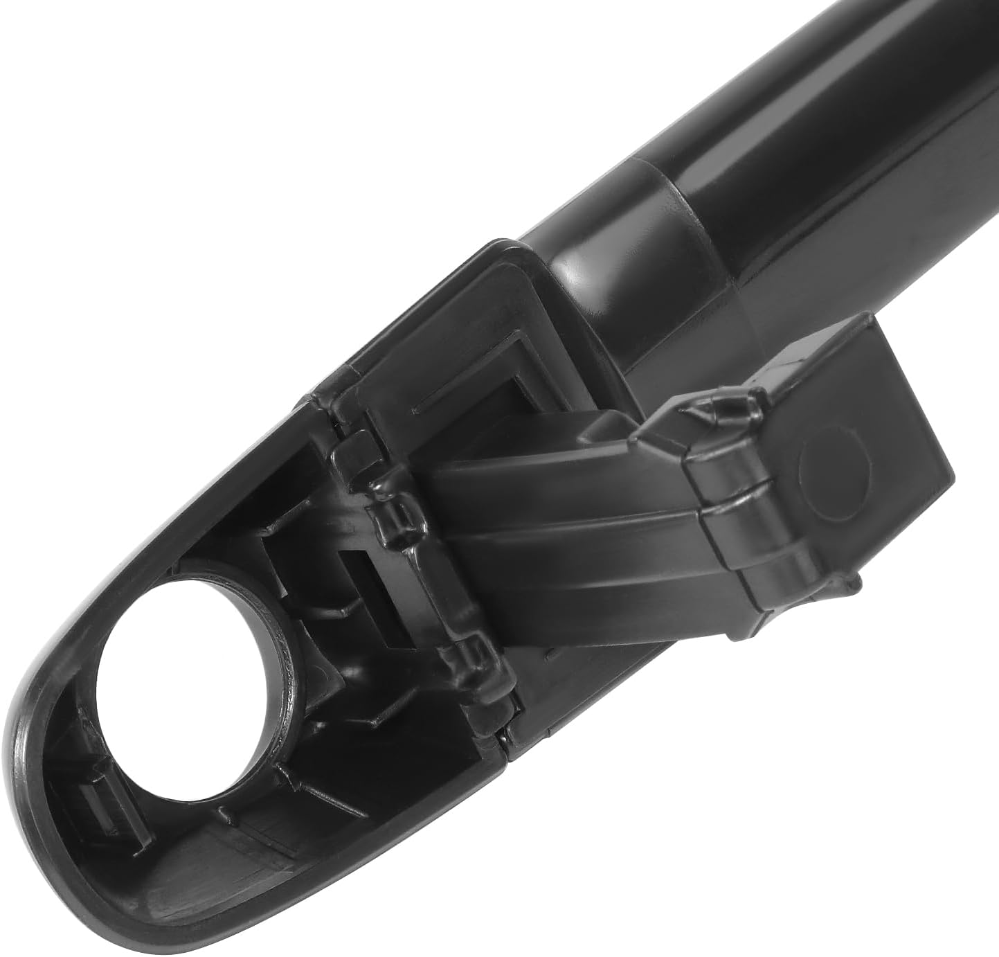 DNA MOTORING Manija de puerta exterior delantera izquierda compatible con Kia ForteKoup 09-13, con ojo de cerradura, negro, OEM-DHO-01246