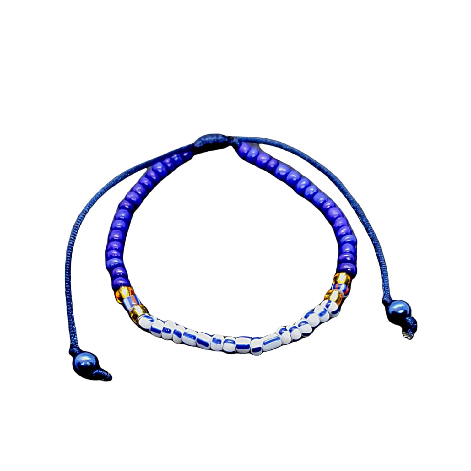 Santeria Adjustable String Anklet Tobillera (Babalu Aye (San Lazaro))
