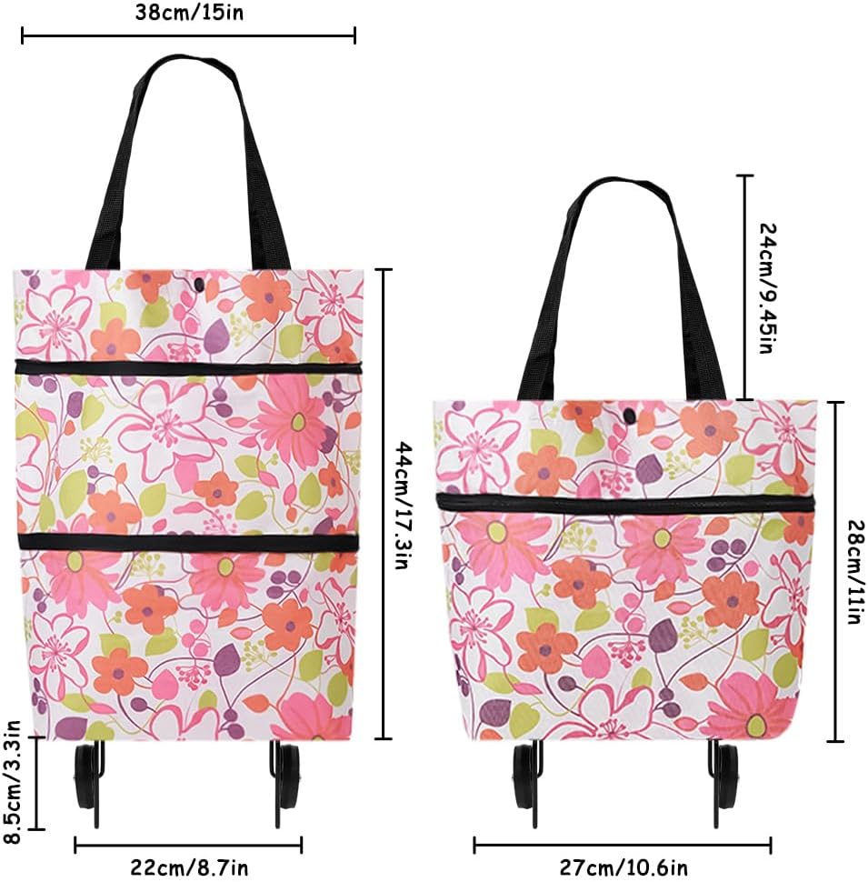 Bolsa de compras plegable con ruedas