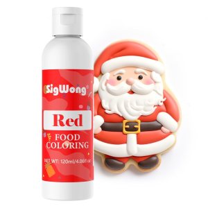 Colorante alimentario – Juego de colorante líquido rojo de 4.1 fl oz, tinte de color alimenticio mejorado para hornear, cocinar, decoración de Colorante alimentario – Juego de colorante líquido rojo de 4.1 fl oz, tinte de color alimenticio mejorado para hornear, cocinar, decoración de