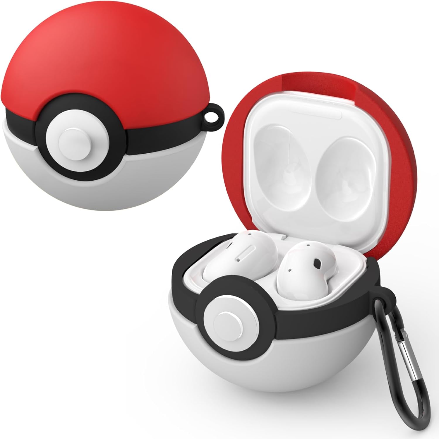 Bonita funda para Galaxy Buds FE (2023), funda Buds Pro 2 (2022)Buds 2 Case (2021)Buds Pro Case (2021)Buds Live Case (2020), funda protectora de