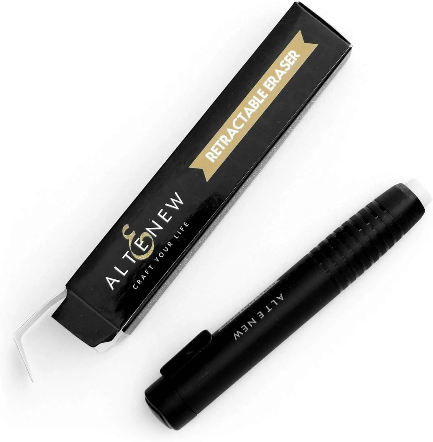 Altenew Borrador retráctil, borrador en seco para marcas de lápiz, herramientas de artesanía, artesano de papel, acondicionador de tinta de sellos,