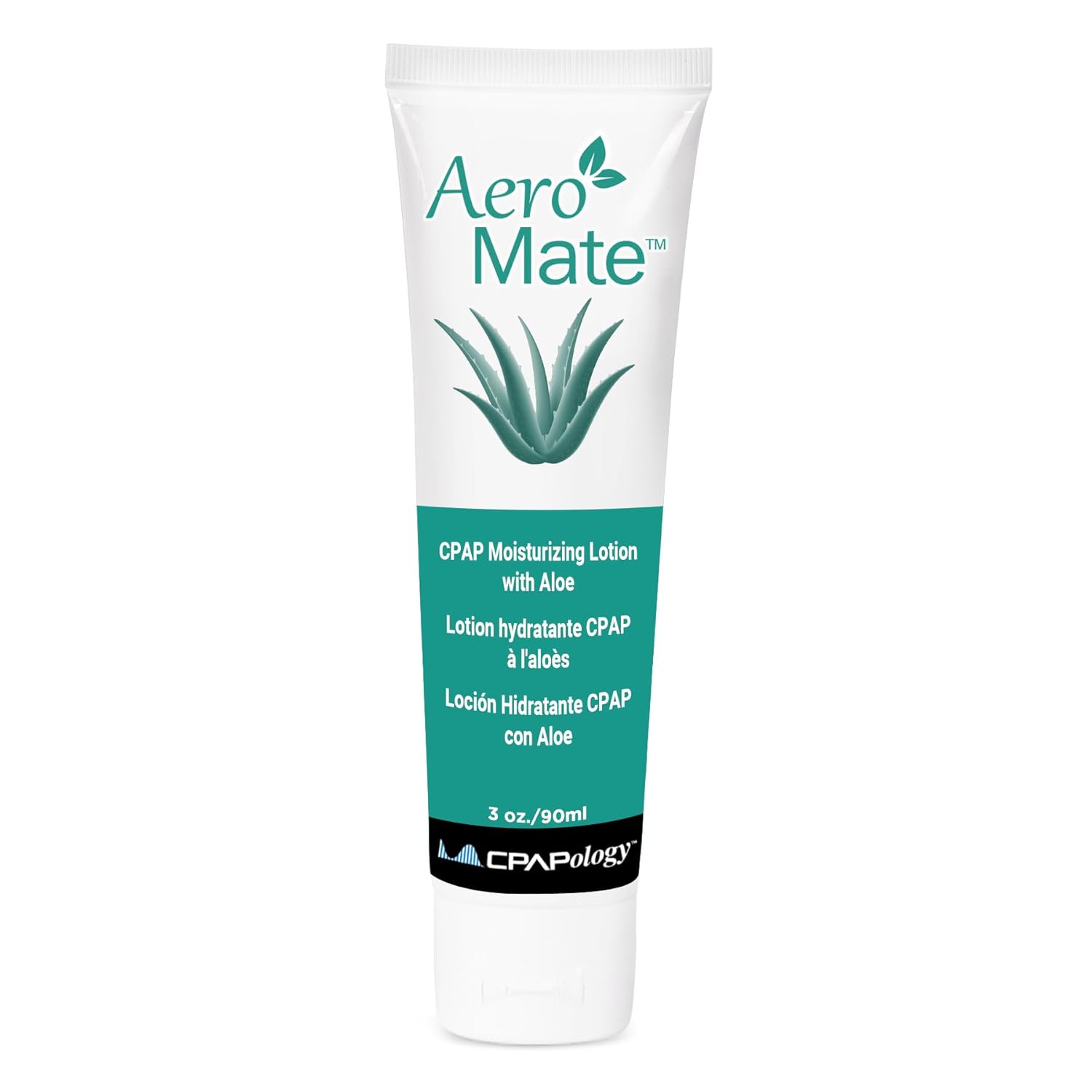 AeroMate CPAP Loción hidratante nasal con aloe  3 oz.  Sin perfume, sin base de petróleo