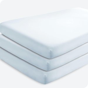 Bare Home Paquete de 3 sábanas bajeras para cuna, microfibra ultrasuave 1800 de primera calidad, transpirable, sábana de bebé, para niños y niñas, Bare Home Paquete de 3 sábanas bajeras para cuna, microfibra ultrasuave 1800 de primera calidad, transpirable, sábana de bebé, para niños y niñas,