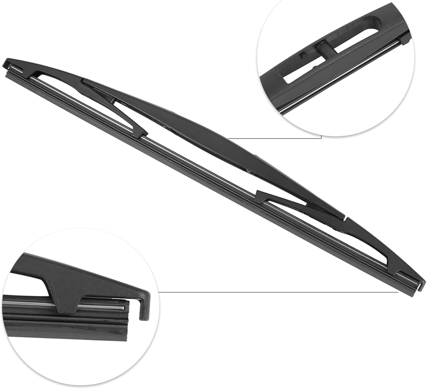 X AUTOHAUX Limpiaparabrisas trasero de 12 pulgadas para Honda CR-V 17-22 para Honda Element 03-11 para Nissan Pathfinder 04-12 para Nissan Quest