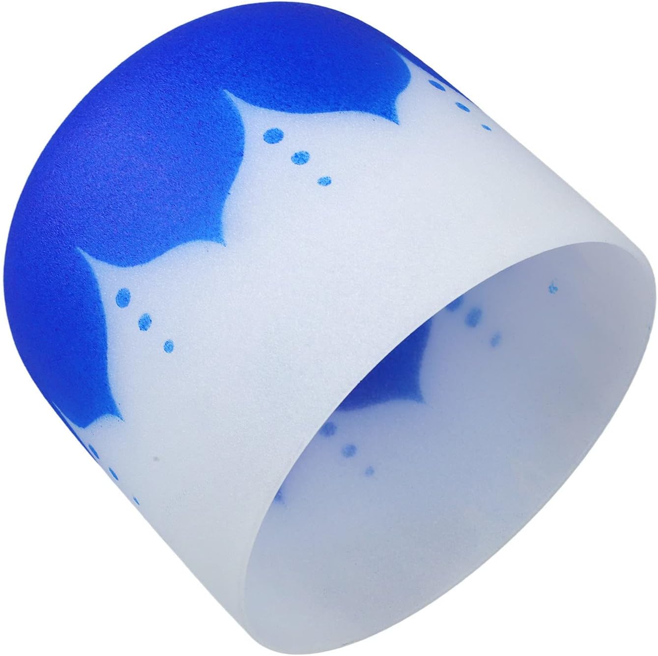 Quartz Crystal Bowl, Music Bowl Sound Healing Fine Processing Decompression Tool Frosted with Hammer for Daily Meditation (8in G Note)
