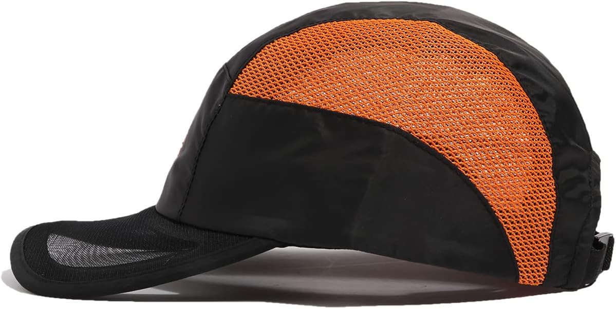 Clape Gorra de béisbol de secado rápido para correr, para exteriores, ligera, ultra delgada