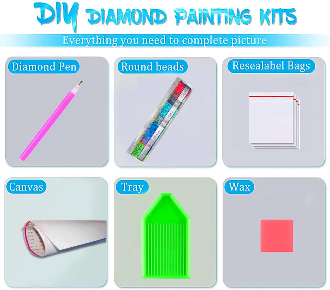 Pintura de diamante 5D con diseño de guepardo para bricolaje, pintura de diamantes de animales, kit de accesorios de pintura de diamante, accesorios