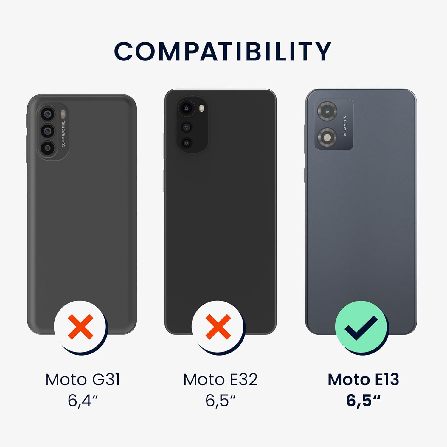 kwmobile Funda compatible con Motorola Moto E13 – Funda protectora de silicona TPU suave y delgada – remolino de coco