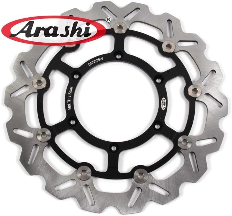 Arashi Rotores de discos de freno delanteros y traseros para Suzuki DRZ400SM DR-Z400SM 2005-2021 Piezas de repuesto de motocicleta DRZ DR-Z 400