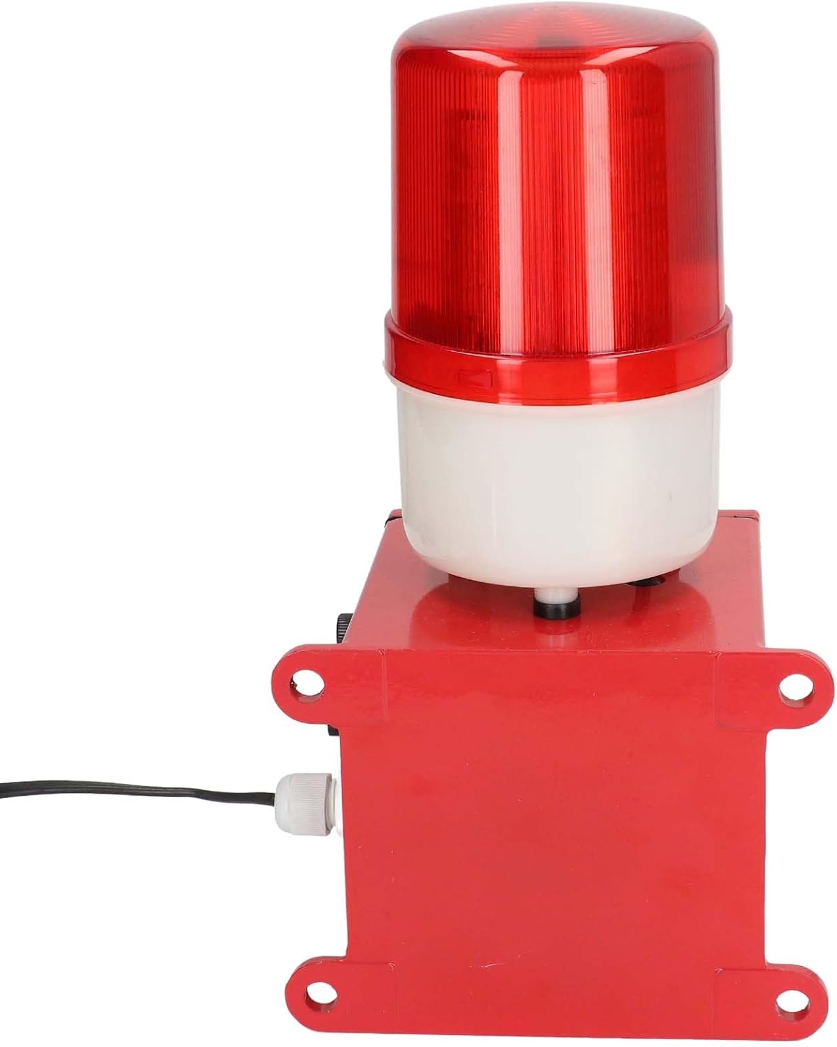 Lámpara de advertencia industrial resistente al agua, alarma visual audible, 120dB, 3 ajuste de volumen, luz estroboscópica de seguridad, luces de