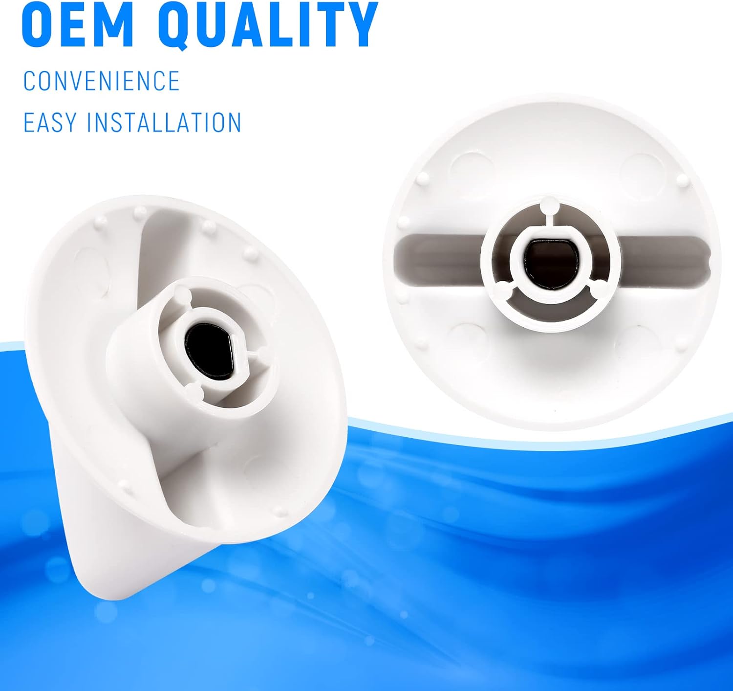 WH1X2721 Pomo de secadora, repuesto para piezas de máquina secadora Hotpoint GE por FreeCat, sustituye a AP2044893 123C7931 EA271094 PS271094-2