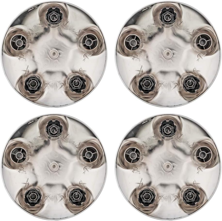 Parts-Diyer 4 tapacubos centrales cromados de 17 pulgadas compatibles con Lincoln Navigator 1999 2000 2004 Ford 4.6L 5.4L 1997-2004