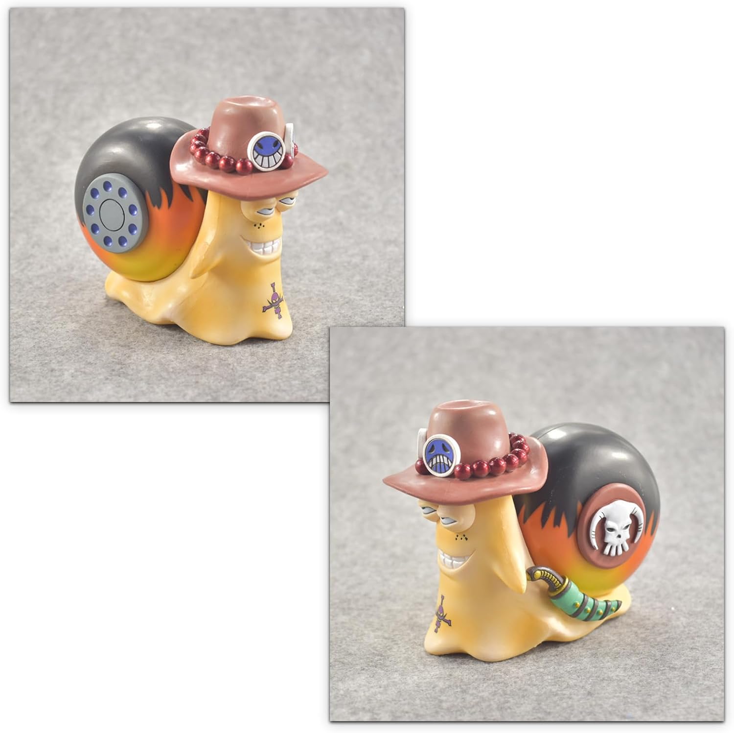 Figuras de acción de anime, insecto transpondedor caracol para teléfono, material de PVC, 4.33 pulgadas4.3 in tamaño para colección y decoración,