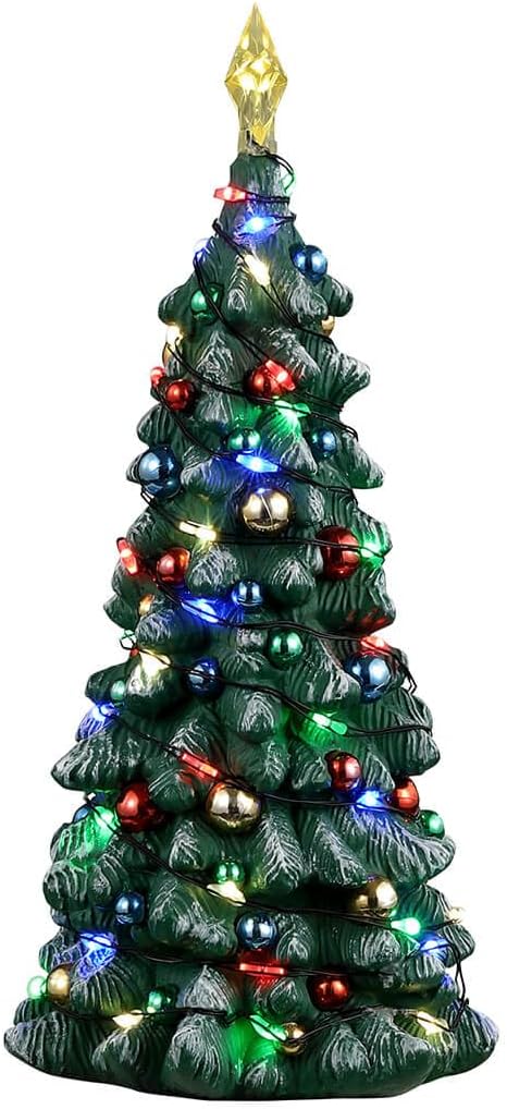 Lemax Árbol de Navidad nevado, funciona con pilas (4.5V) #34102