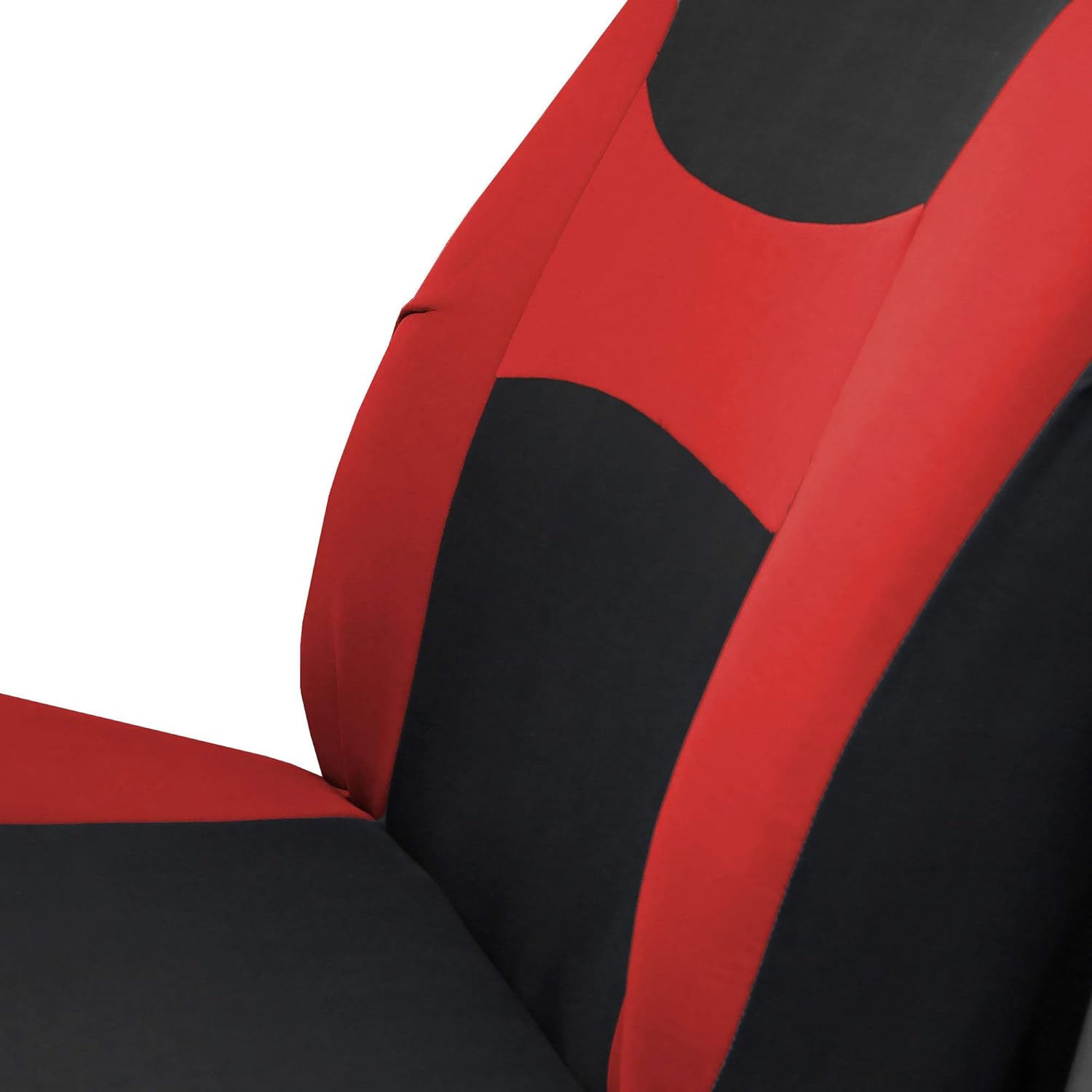 FH Group FB030217 – Juego de fundas de asiento de tela ligera y transpirable, compatible con bolsa de aire y divisiones. Se adapta a la mayoría de