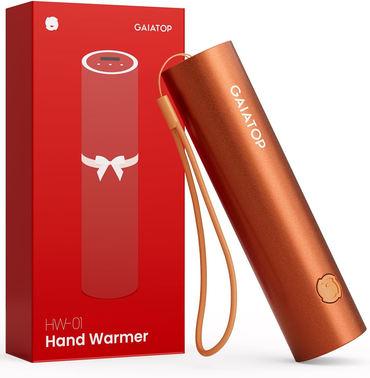 Gaiatop Calentadores de manos recargables, calentador de bolsillo portátil eléctrico, calentador de manos recargable, terapia de calor, grandes